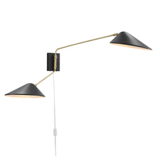 Load image into Gallery viewer, Journey 2-Light Swing Arm Wall Sconce by Modway