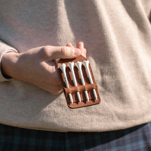 Load image into Gallery viewer, Fine Leather Golf Bag Tag and Tee Holder | Holtz Leather Co.