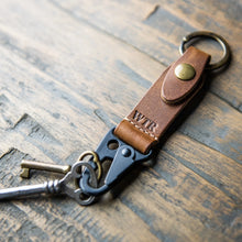 Load image into Gallery viewer, The Henry Fine Leather Keychain | Holtz Leather Co.