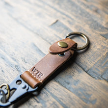 Load image into Gallery viewer, The Henry Fine Leather Keychain | Holtz Leather Co.
