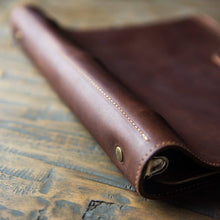 Load image into Gallery viewer, The Langley Fine Leather 3 Ring Binder Notebook Photo Album | Holtz Leather Co.