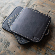 Load image into Gallery viewer, The Ranch House Fine Leather Coaster Set of 4 Coasters | Holtz Leather Co.