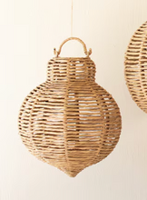 Load image into Gallery viewer, Woven Seagrass and Iron Ornaments (3 Sizes)