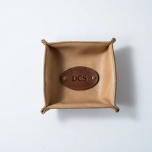 Load image into Gallery viewer, The Monticello Fine Leather Desk Valet Caddy Tray | Holtz Leather Co.