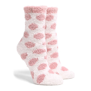 Luxury Soft Polka Dot Mini Crew Winter Socks