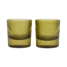 Load image into Gallery viewer, The Scout Lowball Glass Olive (Set of 2)