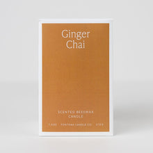 Load image into Gallery viewer, Ginger Chai Essential Oil Beeswax Jar Candle