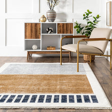 Load image into Gallery viewer, Keeva Modern Striped Fringe Area Rug (Various Sizes)