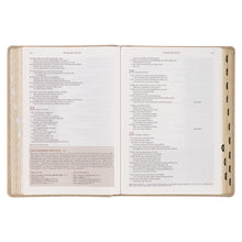Load image into Gallery viewer, The Spiritual Growth Bible, NLT (Pearlescent Taupe)