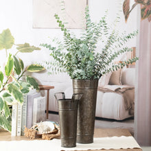 Load image into Gallery viewer, Galvanized Vase Bucket (2 Sizes)