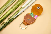 Load image into Gallery viewer, Leather Guitar Pick Holder and Keychain Organizer
