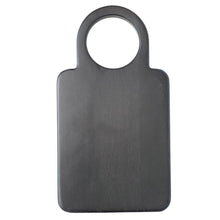 Load image into Gallery viewer, Black Mango Wood Serving Board w/ Round Handle