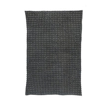 Load image into Gallery viewer, Stonewashed Cotton Waffle Weave Tea Towel Charcoal