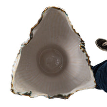 Load image into Gallery viewer, Stoneware Pleated Sculptural Vase