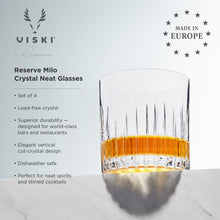 Load image into Gallery viewer, Reserve Milo Crystal Neat Glasses, Set of 4 (Online Only)
