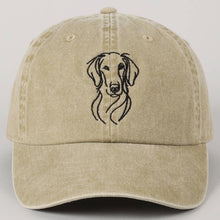 Load image into Gallery viewer, Golden Retriever Line Drawing Embroidery Cap