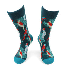 Load image into Gallery viewer, Men's Tropical Birds Novelty Socks