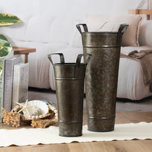 Load image into Gallery viewer, Galvanized Vase Bucket (2 Sizes)