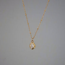 Load image into Gallery viewer, Raina Pebble Pendant Necklace