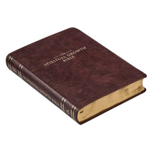 Load image into Gallery viewer, The Spiritual Growth Bible, NLT (Walnut Brown)