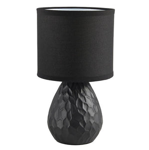 Black Matte Ceramic Lamp