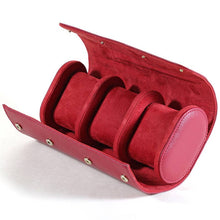 Load image into Gallery viewer, Portable PU Leather Watch Roll Organizer (Various Colors)