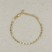 Load image into Gallery viewer, 18k Gold Filled 3mm Fancy Chain Bracelet