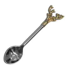 Load image into Gallery viewer, SS Gilded Deer Spoons S/4