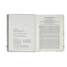 Load image into Gallery viewer, KJV Note-Taking Bible Faux Leather Floral Printed Psalm 91:4