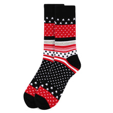 Load image into Gallery viewer, Men's USA Patriotic Novelty Socks