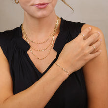 Load image into Gallery viewer, 18k Gold Filled 3mm Fancy Chain Bracelet