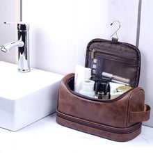 Load image into Gallery viewer, Simple Portable Pu Leather Cosmetic Bag