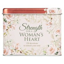 Load image into Gallery viewer, Cards in Tin Strength for a Woman's Heart