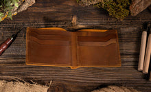Load image into Gallery viewer, Leather Bifold Wallet