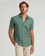 Load image into Gallery viewer, Moss Short Sleeve Linen Shirt