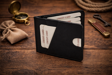 Load image into Gallery viewer, Leather Money Clip Wallet