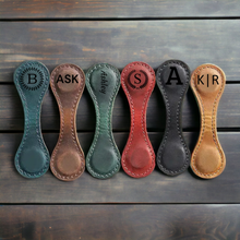 Load image into Gallery viewer, Leather Magnetic Bookmark