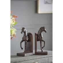 Load image into Gallery viewer, Trotting Horse Bookends