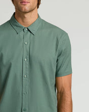 Load image into Gallery viewer, Moss Short Sleeve Linen Shirt