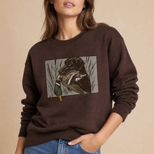 Load image into Gallery viewer, Hunting Dog & Duck Graphic Heavy Blend Crewneck Sweatshirt