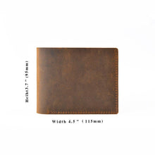 Load image into Gallery viewer, Leather Bifold Wallet