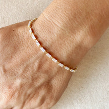 Load image into Gallery viewer, 18k Gold Filled Baguette Tennis Bracelet