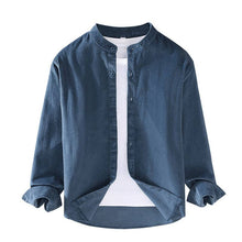 Load image into Gallery viewer, Washer Cotton Corduroy Stand Collar Shirt Jacket For Men (Various Colors/Sizes)