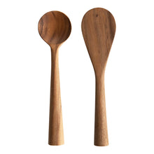 Load image into Gallery viewer, Hand-Carved Acacia Wood Standing Spoon (2 Styles)