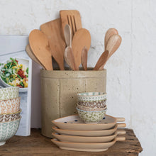 Load image into Gallery viewer, Stoneware Pinch Pot w/ Pattern (4 Styles)
