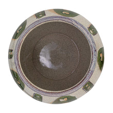 Load image into Gallery viewer, Hand-Painted Stoneware Planter w/Abstract Design (Each One Will Vary)
