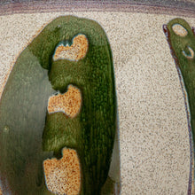 Load image into Gallery viewer, Hand-Painted Stoneware Planter w/Abstract Design (Each One Will Vary)