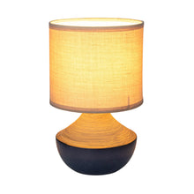 Load image into Gallery viewer, Stoneware Table Lamp w/ Linen Shade