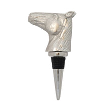 Load image into Gallery viewer, Cast Aluminum Horse Head Bottle Stopper
