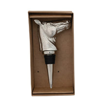 Load image into Gallery viewer, Cast Aluminum Horse Head Bottle Stopper